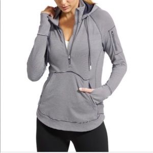 Athleta Striped Running Jacket